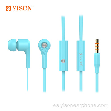 YISON Auricular con cable barato Auricular intrauditivo antiruido